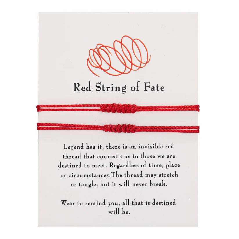 Branko Rings™ Red String of Fate Bracelets