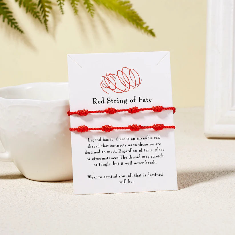 Branko Rings™ Red String of Fate Bracelets