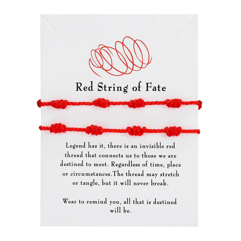 Branko Rings™ Red String of Fate Bracelets