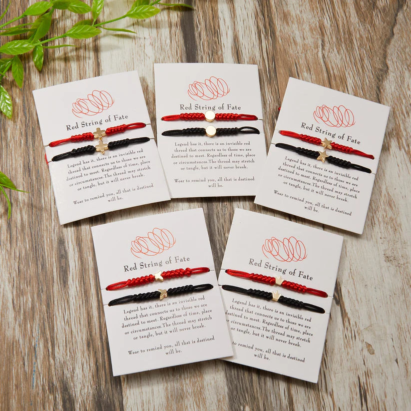 Branko Rings™ Red String of Fate Bracelets