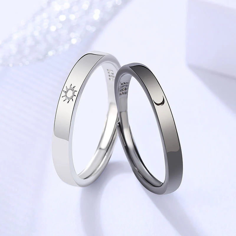 Branko Rings™ Black & White Promise Rings