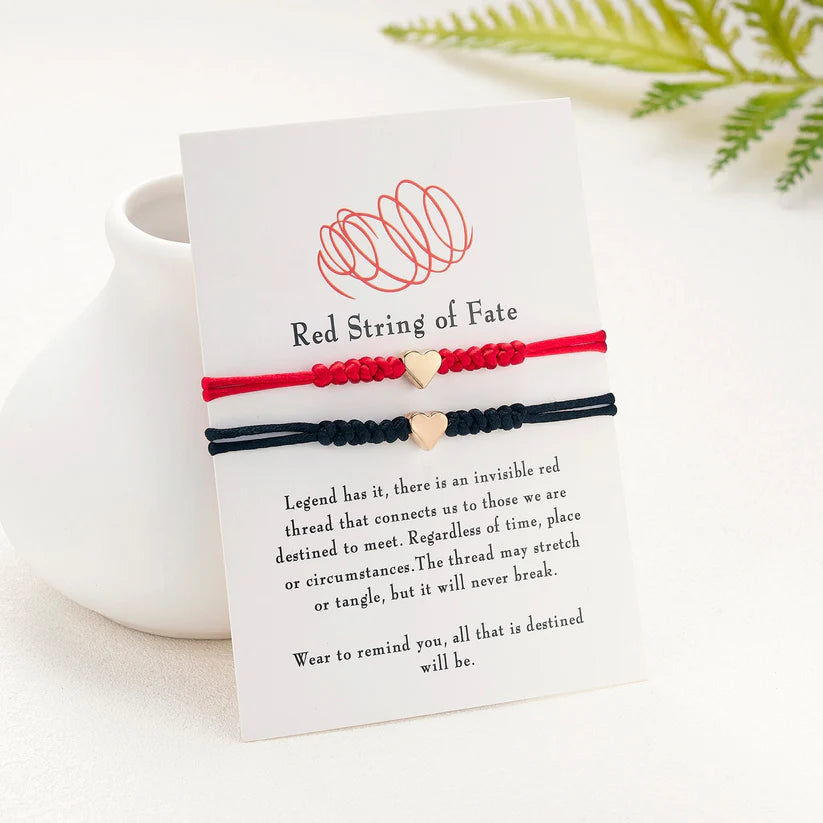 Branko Rings™ Red String of Fate Bracelets