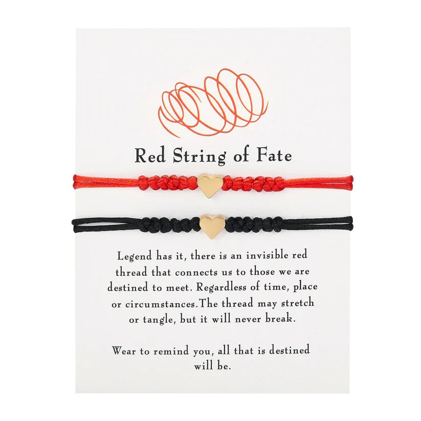 Branko Rings™ Red String of Fate Bracelets