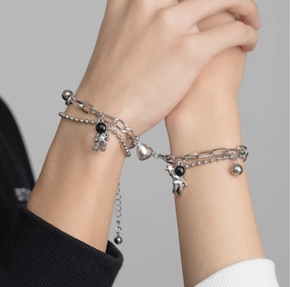 Branko Rings™ Astronaut Heart Chain Bracelets