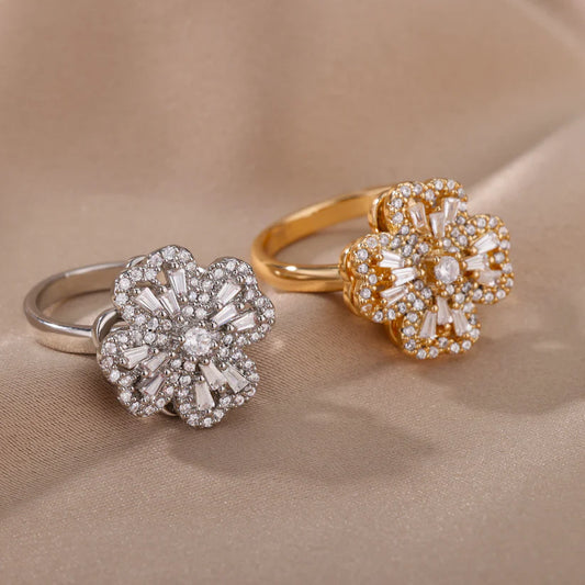 Branko Rings™ Four Leaf Clover Fidget Ring