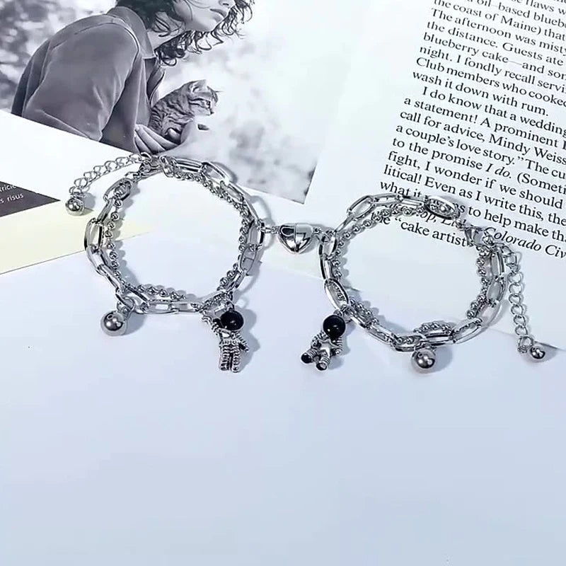 Branko Rings™ Astronaut Heart Chain Bracelets