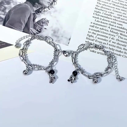 Branko Rings™ Astronaut Heart Chain Bracelets