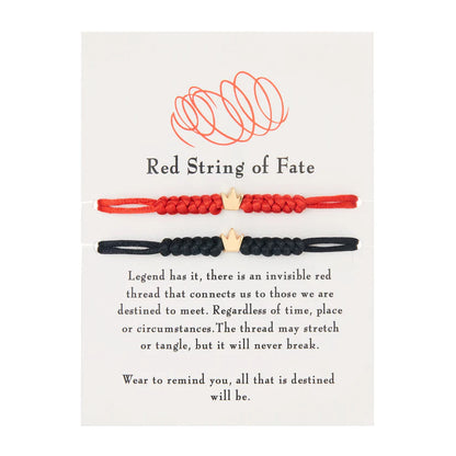 Branko Rings™ Red String of Fate Bracelets