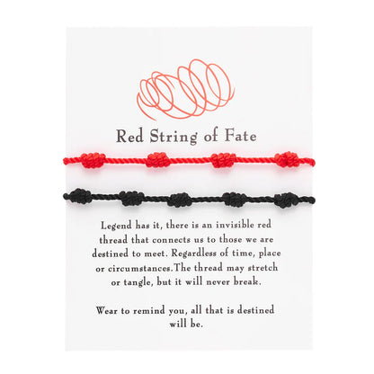 Branko Rings™ Red String of Fate Bracelets